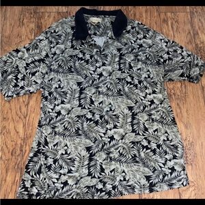 Kona Kai Trading Co Polo Shirt Men's Size XL green Palm